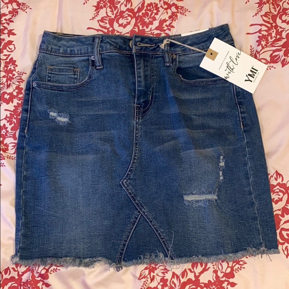 Denim skirt